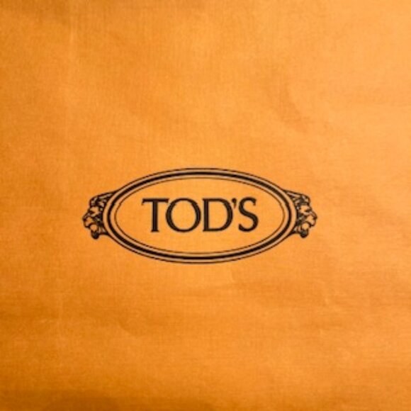 Tod’s Orange Shopping Gift Paper Bag - Picture 3 of 4